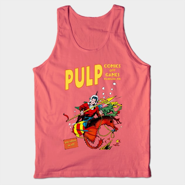 Pulp Seahorse Rider Tank Top by PULP Comics and Games